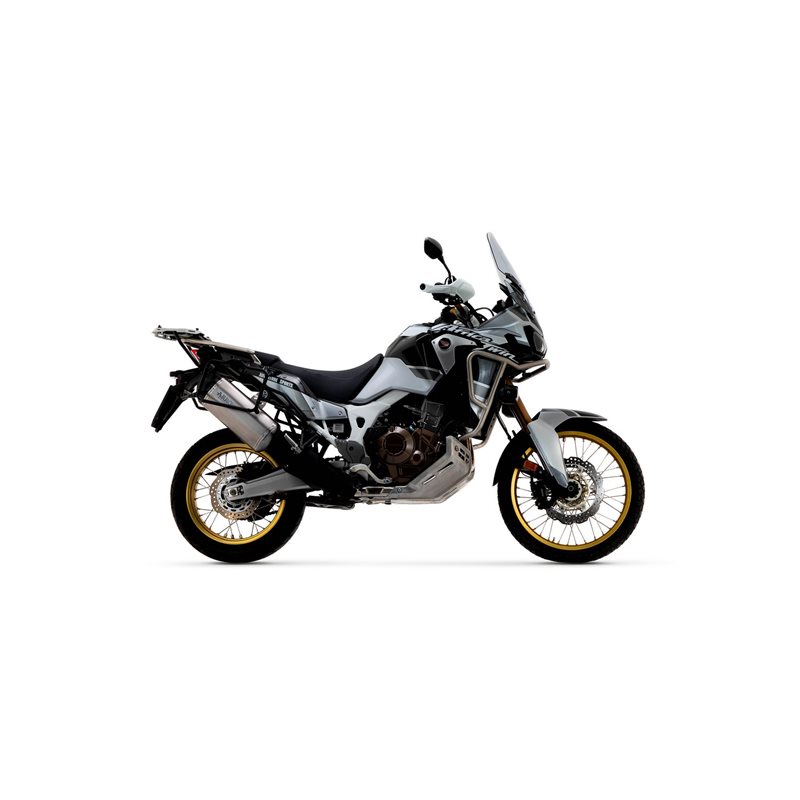 HONDA AFRICA TWIN ADV SPORTS 2018 - 2019 SILENCIOSO MAXI RACE-TECH EN TITANIO FONDO EN CARBONO HONDA AFRICA TWIN ADV SPORTS 2018 - 2019 SILENCIOSO MAXI RACE-TECH EN TITANIO FONDO EN CARBONO